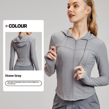 Long Sleeve Yoga Wear Coat