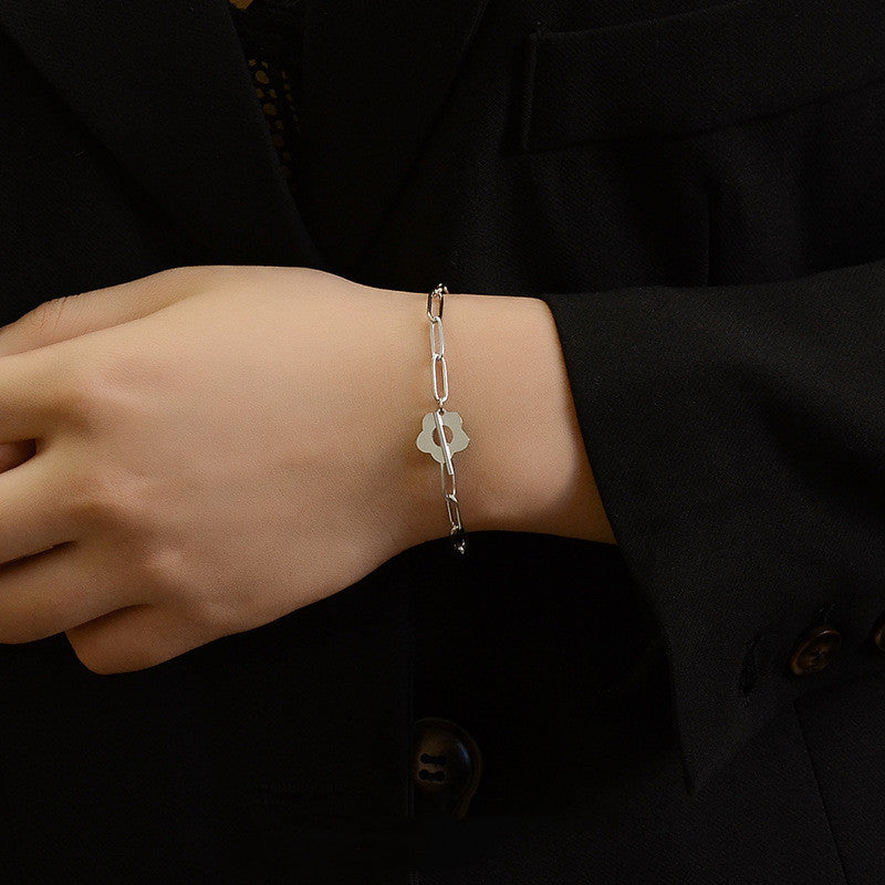 All-match Bracelet Titanium Steel Plated 18K Gold bracelet