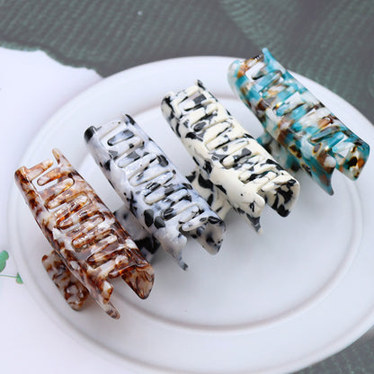 Acetate Medium Hollow Square Hair Claw