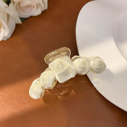 Rose Flower Style Hair Claw