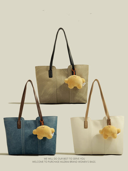 Large Capacity Ink-dyed Tote Bag For Women Leisure