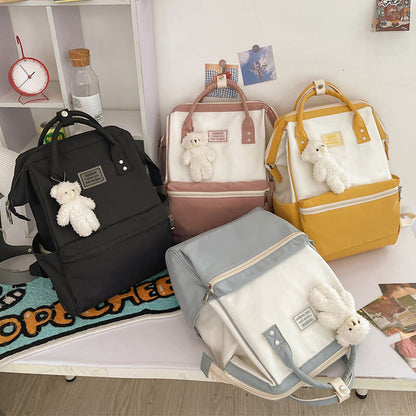 Large Capacity 15.6 Inch Simple School Backpak