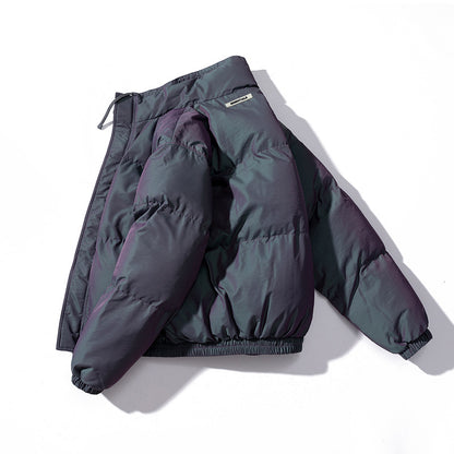 Men's Plus Size Cotton Stand Collar Jacket