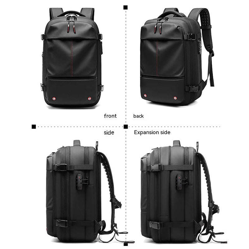 Travel Multifunction Backpack with Vacuum Compression Option & Vaccum Pump