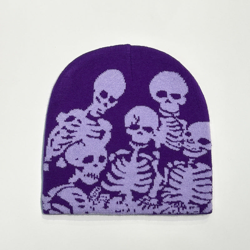 Funny Horror Knitted Jacquard Beanie
