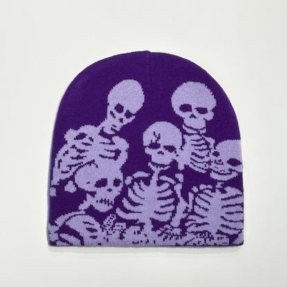 Funny Horror Knitted Jacquard Beanie