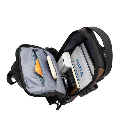 Password Protected Leisure Cross body Chest Bag