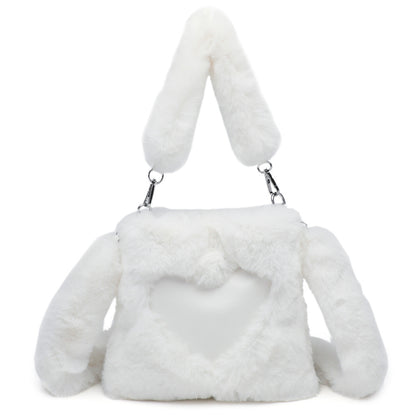 Women Fluffy Shoulder Bag Top-handle Bag