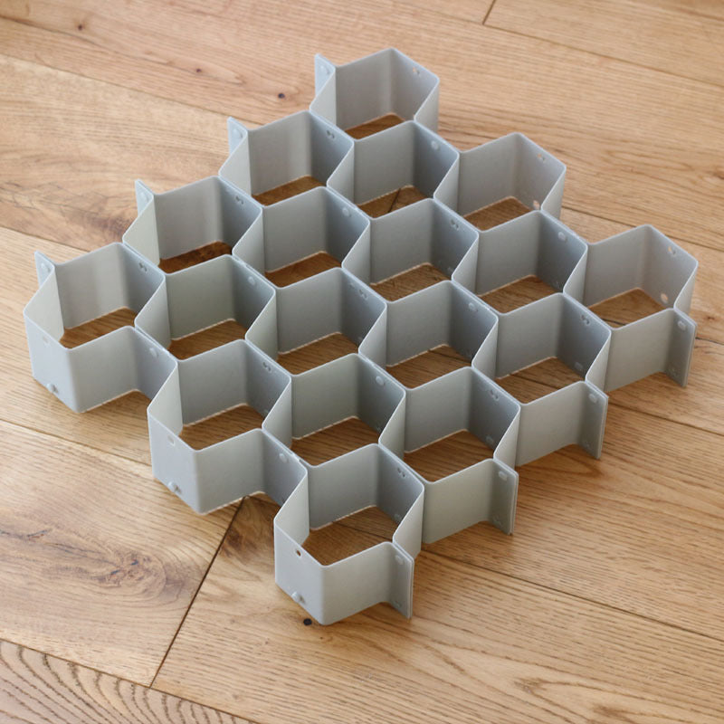 DIY Kunststoff-Wabenschubladen-Trennwandfach-Aufbewahrungsbox
