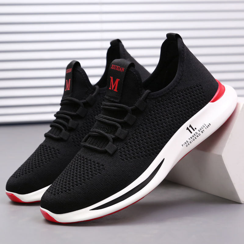 Casual Mesh Sports Men's Breathable Soft Bottom Wild Deodorant Light Shoes
