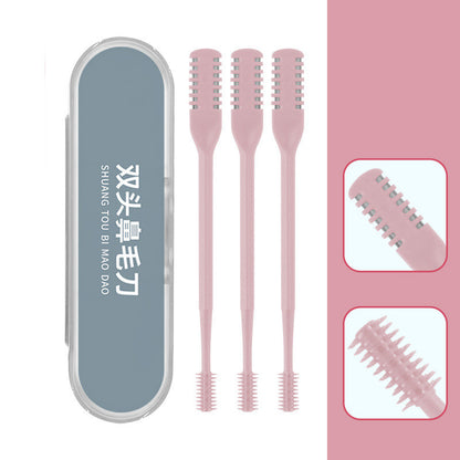 360 Degree Rotating Double Head Nose Hair Removal