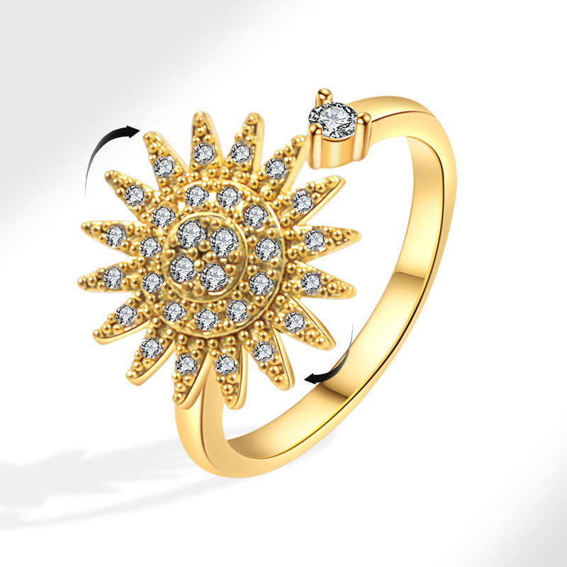 SUNFLOWER Spinning Ring