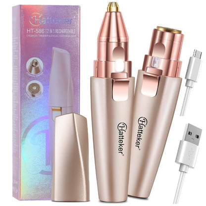 2 In 1 Electric Women Eyebrow Shaping Device