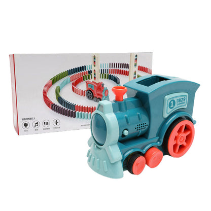 Toys Car Puzzle Automatic Release Electric Building Blocks Train Toy