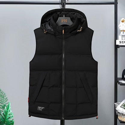Men Fashion Personality Detachable Down Jacket