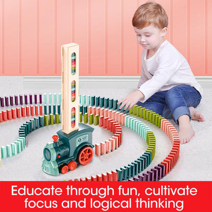 Toys Car Puzzle Automatic Release Electric Building Blocks Train Toy
