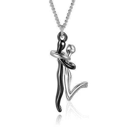 Love Hug Clavicle Chain Pendant Necklace