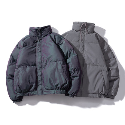 Men's Plus Size Cotton Stand Collar Jacket