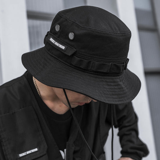 Sunscreen Casual Hong Kong Style Amei Khaki  Functional Hat