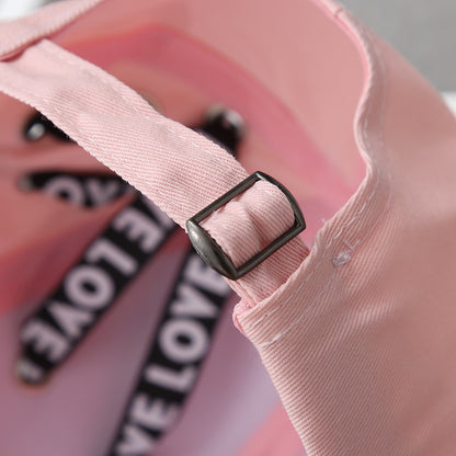 Women's Casual All-match Street Hat With Long Streamers