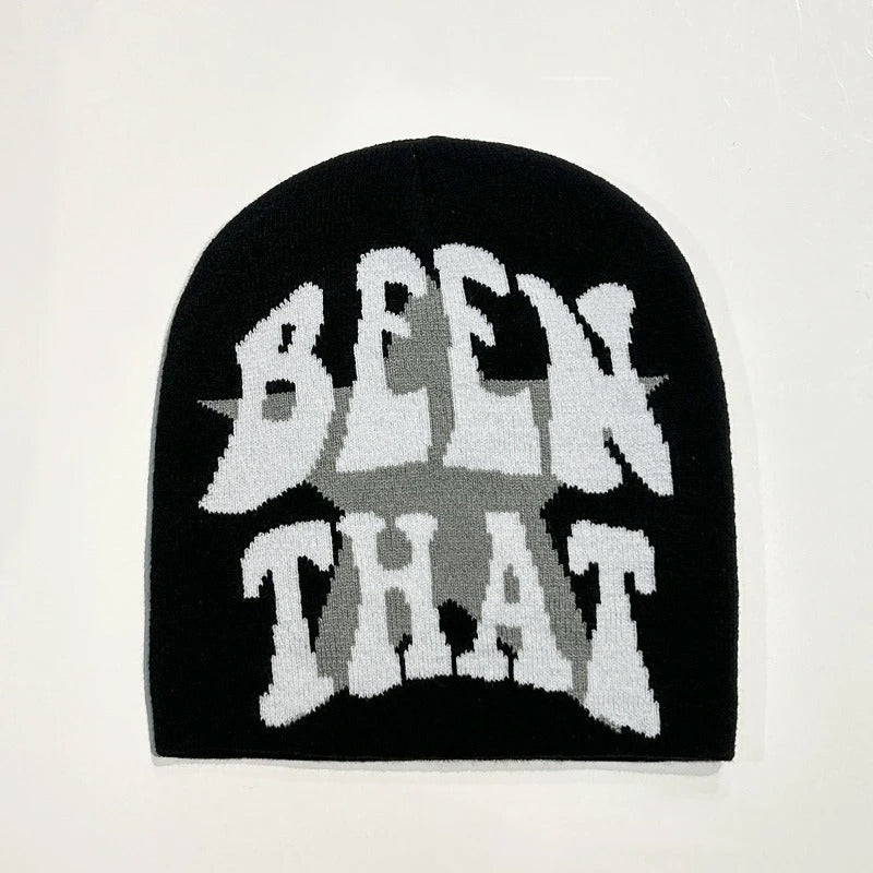 Warm Hip Hop Letters Knitted Beanie