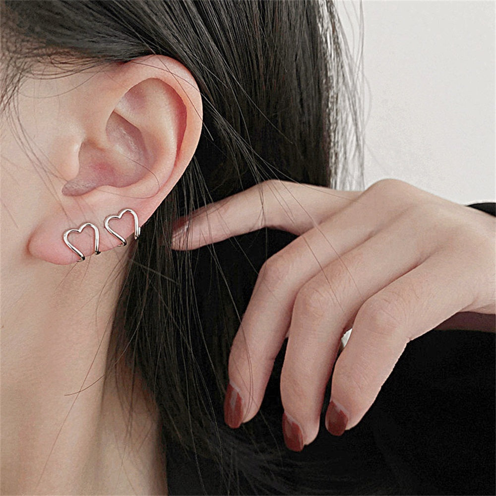 Alloy Frosted Ear Clip Without Hole