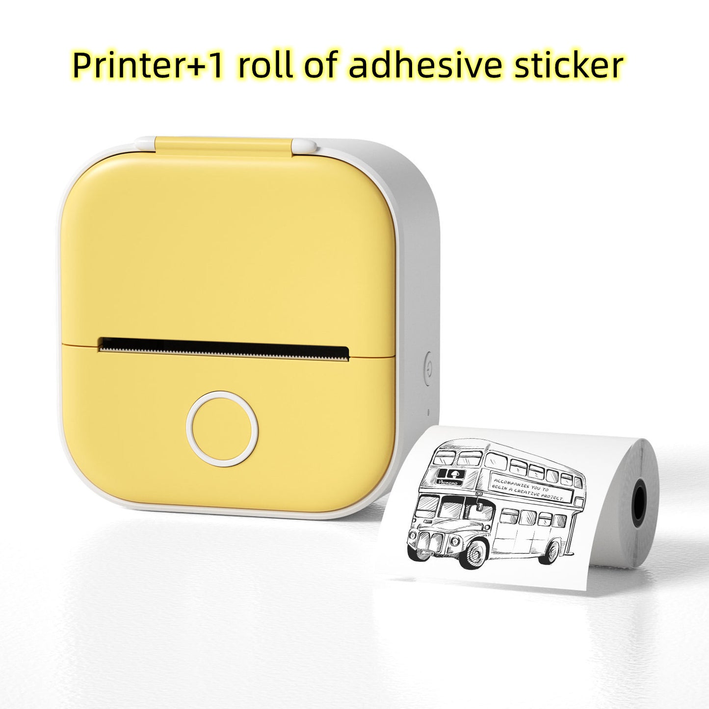Portable Mini Bluetooth-compatible Thermal Label Printer Home Photo Printer