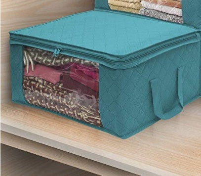 Non-woven folding storage box