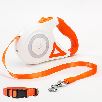 Dog Leash Retractable with Collar Spotlight