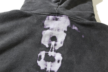 Ribbcage & Spinal Printed Hoodie
