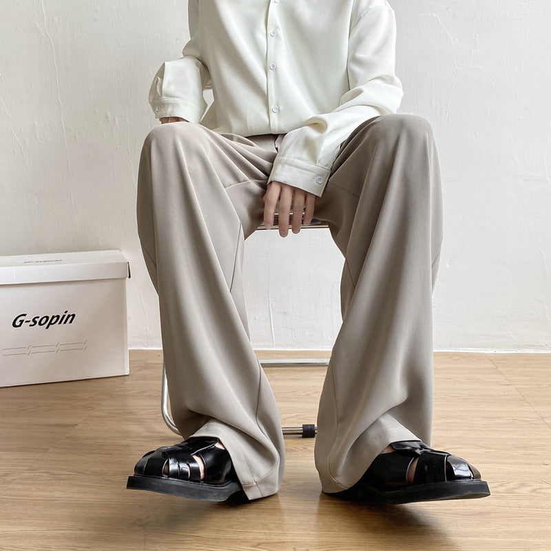 Men's Simple Loose Straight Casual Pants