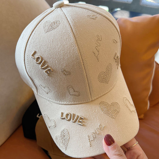 Lovers Wild Casual Sun-proof Face-looking Small Peaked Cap