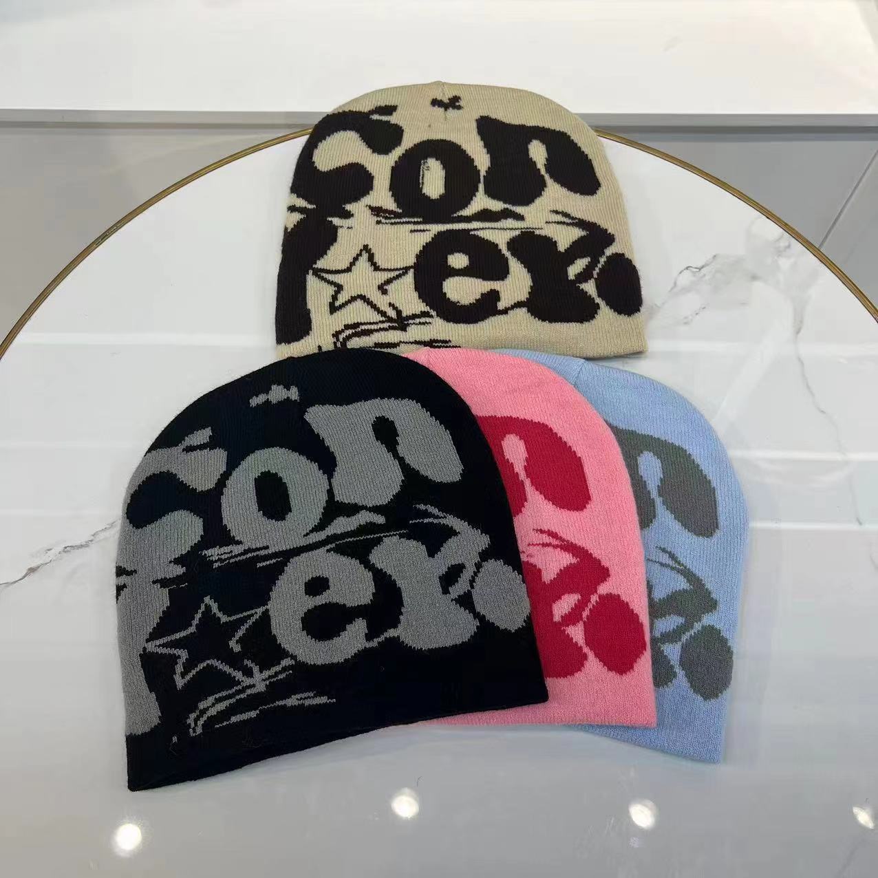 Warm Knitted Double sided Jacquard Beanie