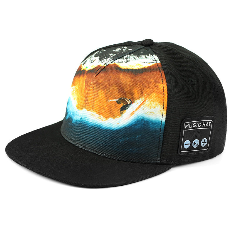 Street Hip-hop Music Headphones Baseball Cap