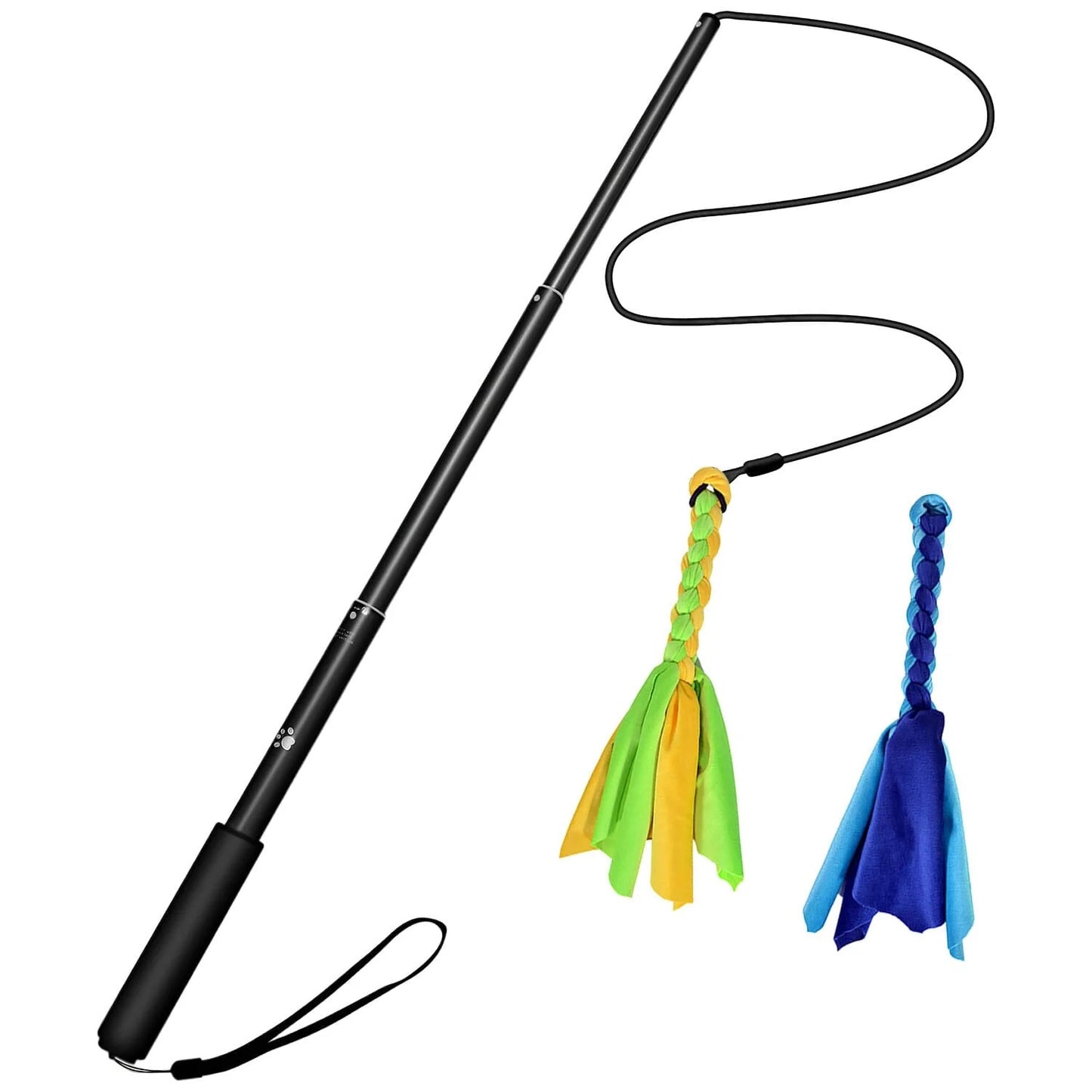 Telescopic Funny Dog Stick Cat Teaser Pet Training Rod