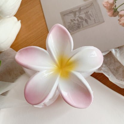 Muweordy Plumeria Flower Hair Clip