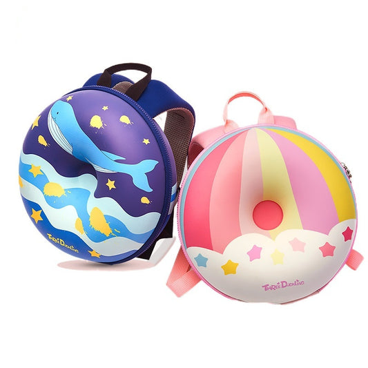 Schultasche im Donut-Stil