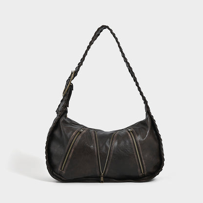 Vintage Weave New Niche Design Shoulder Bag