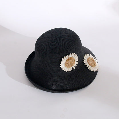 Women's Fashion Big Brim Solid Color Outdoor Sun Hat