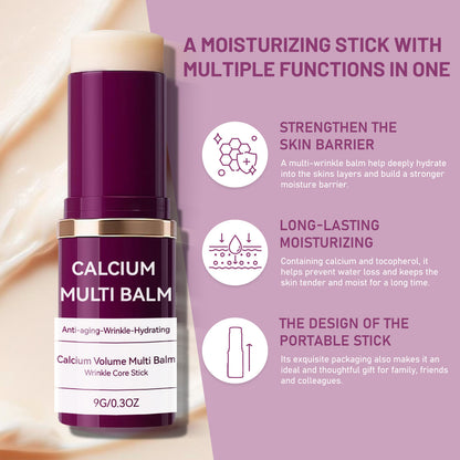 Multifunctional Firming Calcium Balm Facial Collagen Moisturizing Stick