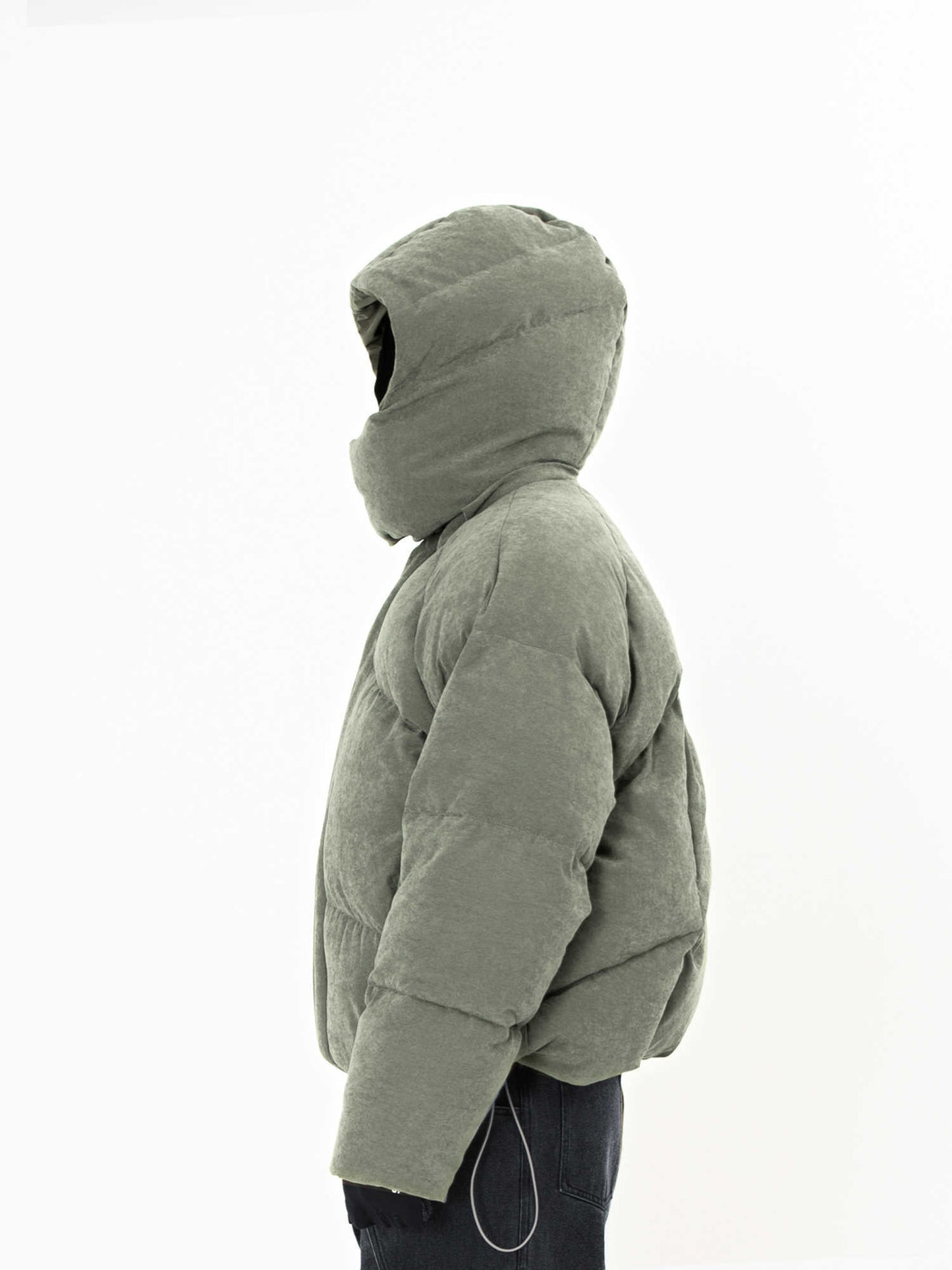 Helmet Armor Split Down Jacket