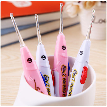 Baby Cartoon Fish Multifunctional Spoon Steak Ear Cleaner