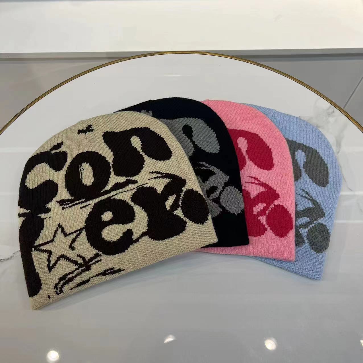 Warm Knitted Double sided Jacquard Beanie