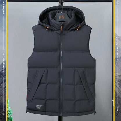 Men Fashion Personality Detachable Down Jacket