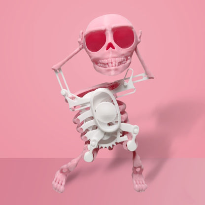 3D Model Mini Skull Customized Funny Dancing Style Lucky Toy