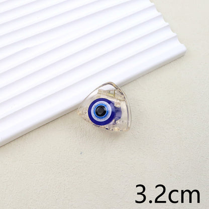 Blue Devil's Eye Hair Claw Headdress