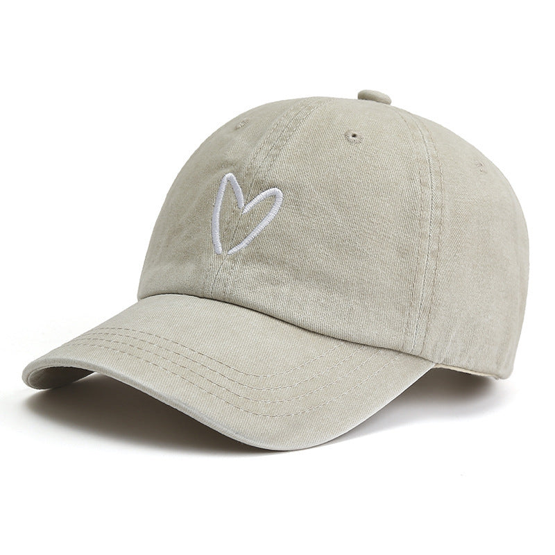 Spring And Summer Fashion Embroidery Love Cap
