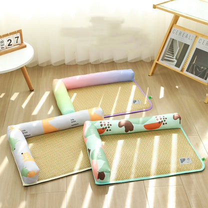 Pet Mat Ice Rattan Weaving