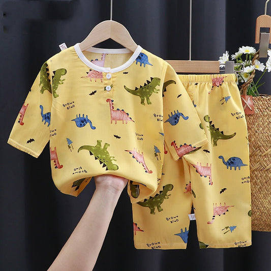 Summer Cotton Silk Baby 2 Piece  Clothes