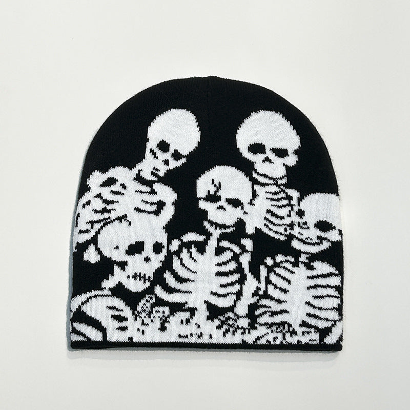 Funny Horror Knitted Jacquard Beanie